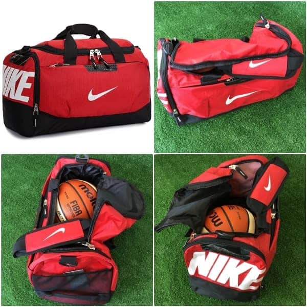 red nike basketball bag